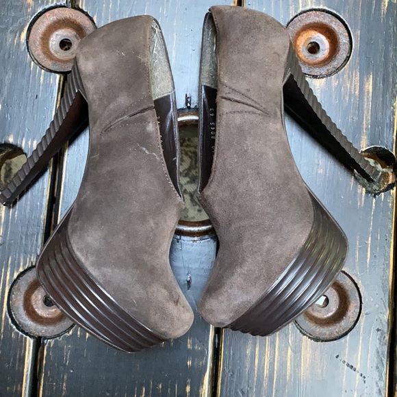 Carlos Rossetti Platform Suede Booties - Picture 4 of 6